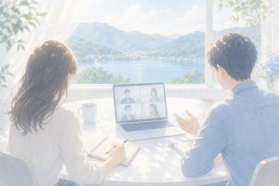 下諏訪町での打ち合わせのイメージ