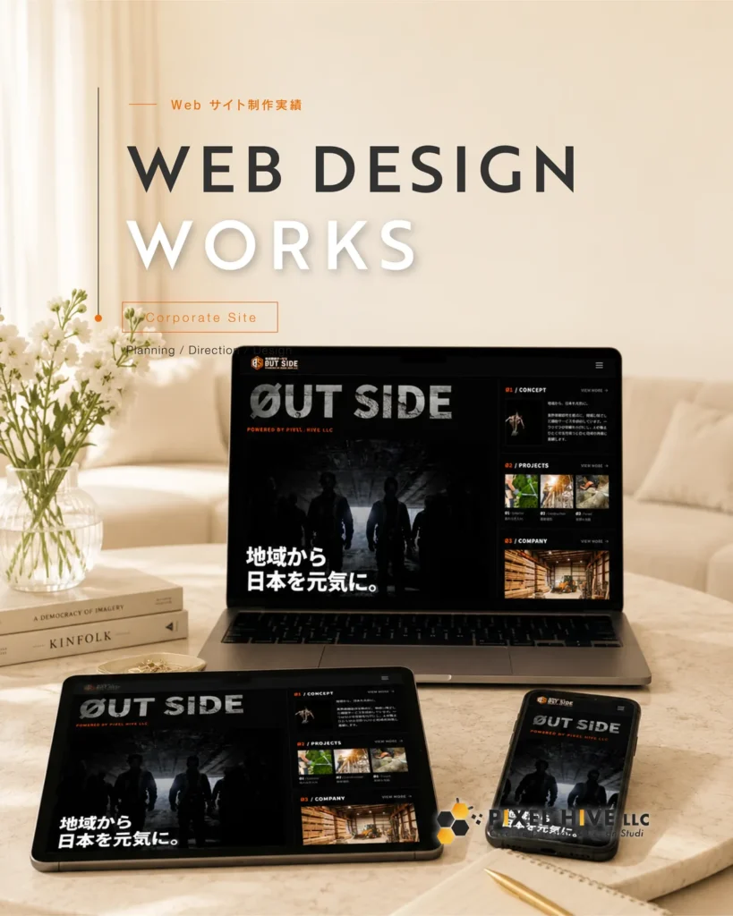 総合建設サービスØUT SIDE 制作実績